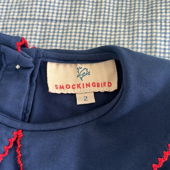 Smocking Bird apple top short sleeve size 2 - Picture 4 of 6